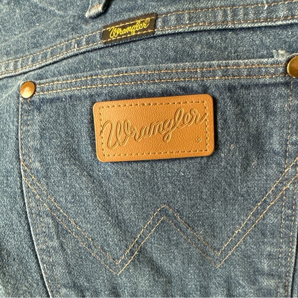 Wrangler Men’s 13MWZ Cowboy Cut Original Blue Jeans Size 38x34 - Picture 9 of 12